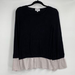 Feel The Piece Terre Jacobs Black Knit Long Sleeve Shirt